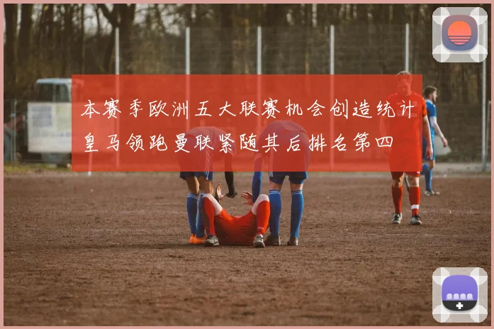 本赛季欧洲五大联赛机会创造统计皇马领跑曼联紧随其后排名第四